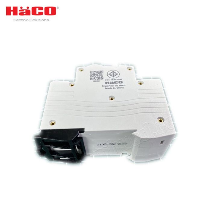 haco-อุปกรณ์ป้องกันไฟดูด-rcbo-รุ่น-ro8-216c-30-ro8-220c-30-ro8-232c-30-ro8-240c-30