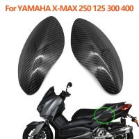 ✌Xmax 300มอเตอร์ไซค์สกูตเตอร์อุปกรณ์เสริมฝาครอบป้องกันป้องกันคาร์บอนไฟเบอร์คาร์บอนแท้สำหรับยามาฮ่า X-Max125 250 300 XMAX400