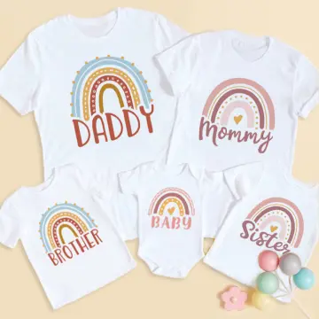 Matching baby shower outfits for sales mom and dad