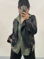 [COD] PlusizeShe Size Clothing 3xl 4xl 5xl 6xl Pu Leather Biker Jacket Sleeve Outwears