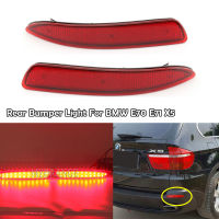 Bemper Belakang X5ไฟสำหรับ BMW E70 E71เลนส์สะท้อน LED สีแดง2007-2010ไฟท้ายไฟเบรคหยุดตัดหมอก