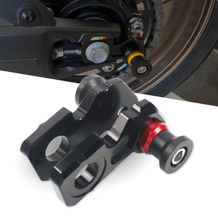 Motorcycle Chain Adjustment Block Frame swingarm Spools Sliders For HONDA CBR650R CB650R CB650F