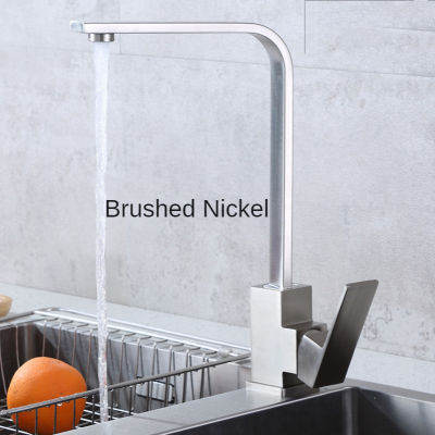 Kitchen Sink Faucet Kitchen Faucet Hot and Cold Water Faucet 360 Degree Rotating Kitchen Faucet Water Mixer Deck Mounted