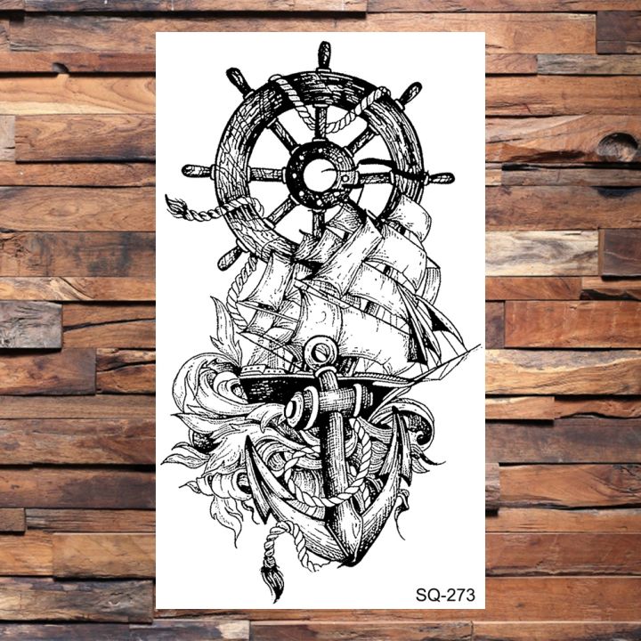 anchor-compass-temporary-tattoos-for-men-adults-realistic-infinity-flower-pirate-fake-tattoo-sticker-back-body-tatoos-hot-sale