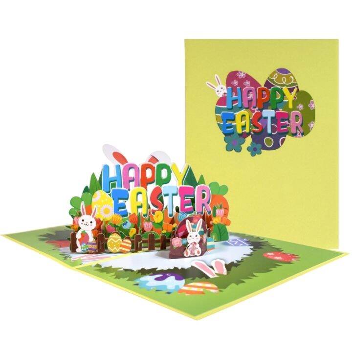 3d-easter-corgi-dog-greeting-card-set-spring-season-invitation-card-for-festival-new-year-holiday-party-message-card