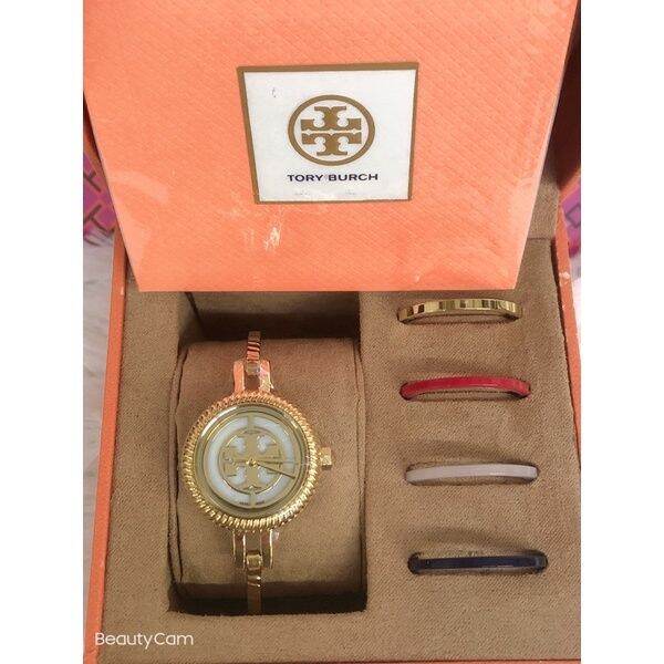 Tory Burch GIGI BANGLE WATCH MULTICOLOR GOLDTONE 27MM Lazada PH