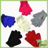 IHBNEP Winter Warm Boy Girl Stretch Glove Knitted Children