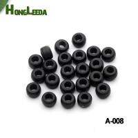 Wholesale 200pcs/lot black plastic beads round bells 9x6mm 4mm hole for bungee cords strings free shipping A-008