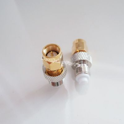 1Pcs Adapter FME Female Jack To SMA Connector Plug Male RF Connector Straight