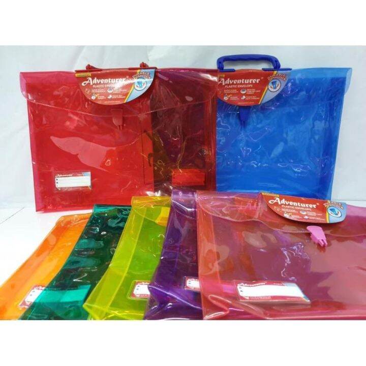 [DKI ENTERPRISES] Adventurer Plastic Expanded Envelope with Handle LONG