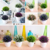 【cw】 1pc Artificial Bonsai Small Pot Fake Potted Ornaments for Garden ！