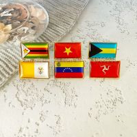 【CC】 Flag Metal Lapel Pin Badge All Over the VaticanCity Venezuela Vietnam Zimbabwe Bahamas IsleOfMan