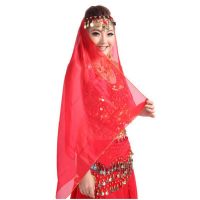 Belly Dance Face Veil Dancing Accessories Chiffon Head Shawl