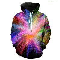 New Colorful Splash ink Mens Hoodies Latest 3D Hoodies Sweatshirt Young Loose Casual Sportswear Spring Autumn Coat Men clothing Size:XS-5XL