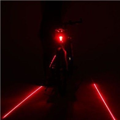 【cw】 Mountain Bike round Taillight Bicycle Warning Light Riding Equipment