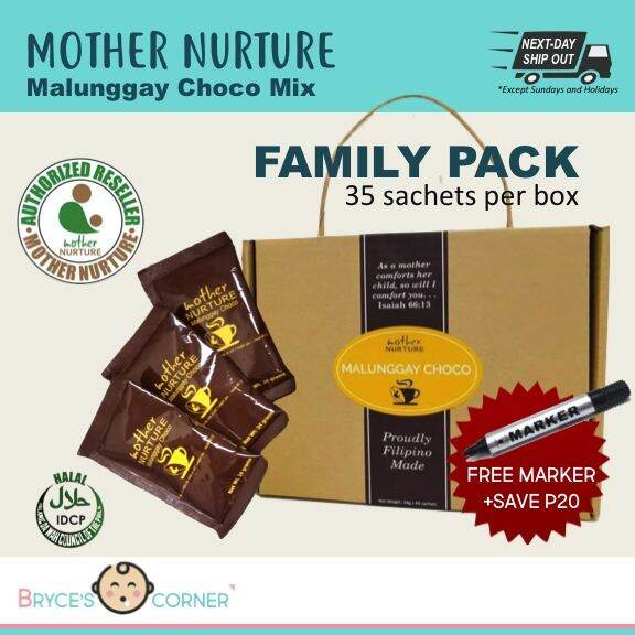 Mother Nurture Malunggay Choco Mix FAMILY PACK Lactation Drink with