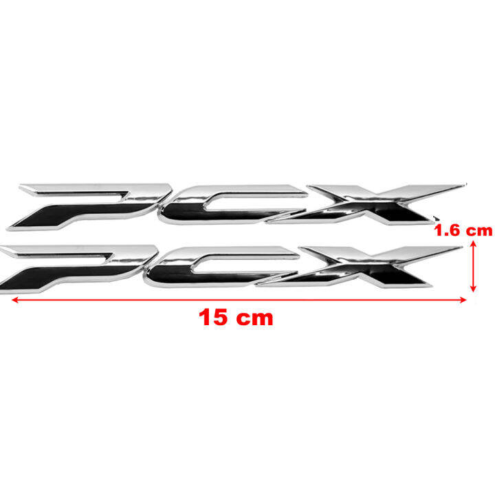 1คู่3d-ตัวอักษรตราสัญลักษณ์สติ๊กเกอร์ถังล้อ-pcx-สติกเกอร์สำหรับฮอนด้า-pcx125-pcx150-pcx-125-150อุปกรณ์เสริมรถจักรยานยนต์