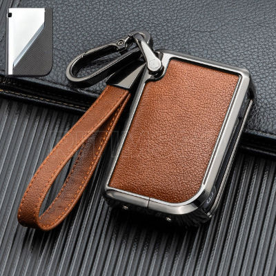 Alloy+Leather  Car Key Case Fob Cover Key Bag Shell For Lynkco Lynk&amp;Co 05 06 5 6 Lynk Co 05 06 01 1 Auto Accessories