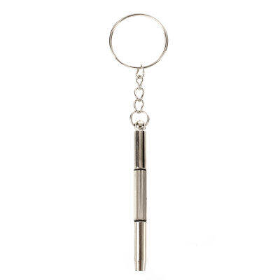 Mini screwdriver 3 in 1 flat nut Hexagonal hollow Keychain sunglasses