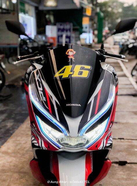 โปรโมชั่น-สติกเกอร์คิ้วไฟหน้า-pcx-2018-2020-ติดตั้งง่าย-ราคาถูก-อะไหล่-แต่ง-มอเตอร์ไซค์-อุปกรณ์-แต่ง-รถ-มอเตอร์ไซค์-อะไหล่-รถ-มอ-ไซ-ค์-อะไหล่-จักรยานยนต์