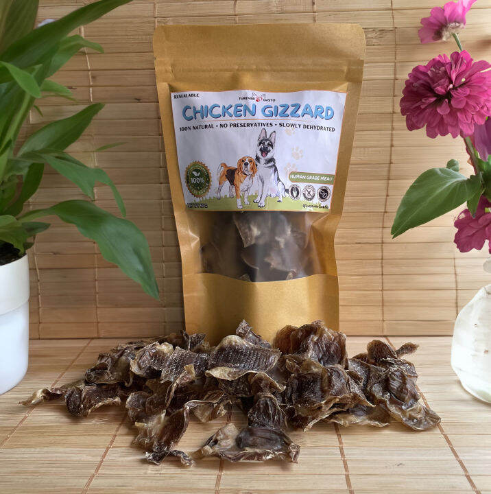 Dehydrated Chicken Gizzard Treat 100 All Natural Single Ingredient for