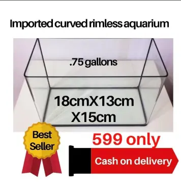 AQUARIUM FISH TANK 2.5 & 5 GALLON BY BCONNECTED / GLASS TANK WITH