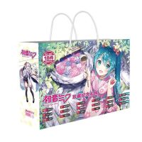 Anime Stickers Hatsune Miku Sakura Gift bag Collection Toy Include Postcard Poster Bracelet Collection card Figure model gifts