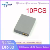 10Pcs DR30 DR-30 DC Coupler NB-5L NB-5LH Dummy Battery For Canon Camera Powershot IS / Digital ELPH SD880 SD890 SD900 SD950 ...