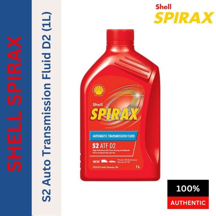 550045688 Shell Spirax S2 Auto Transmission Fluid D2 (1L) Lazada
