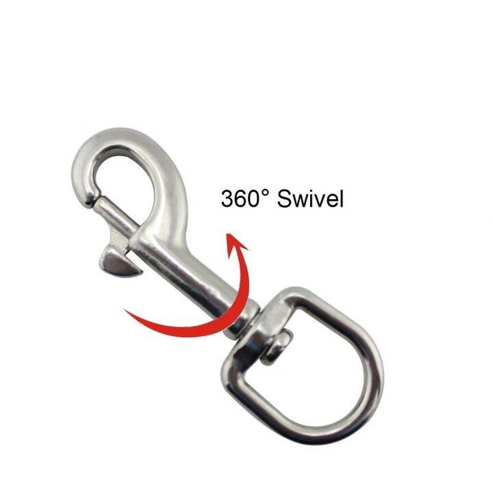 5pcs-316-stainless-steel-91mm-clasps-lobster-swivel-trigger-clips-snap-hook-heavy-duty-swivel-snap-hook