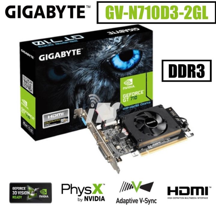  Gigabyte GeForce GT 710 2GB Graphic Cards and Support