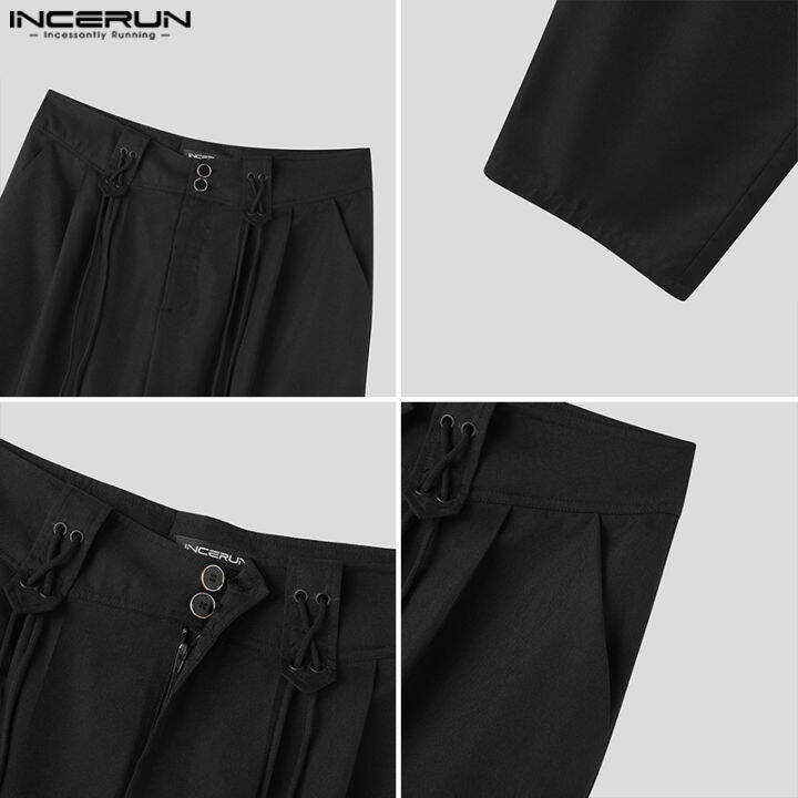incerun-mens-hippy-sporty-กางเกงลำลองหลวม-chino-เอวสูงตรงกางเกงขายาวสีล้วน-สไตล์เกาหลี