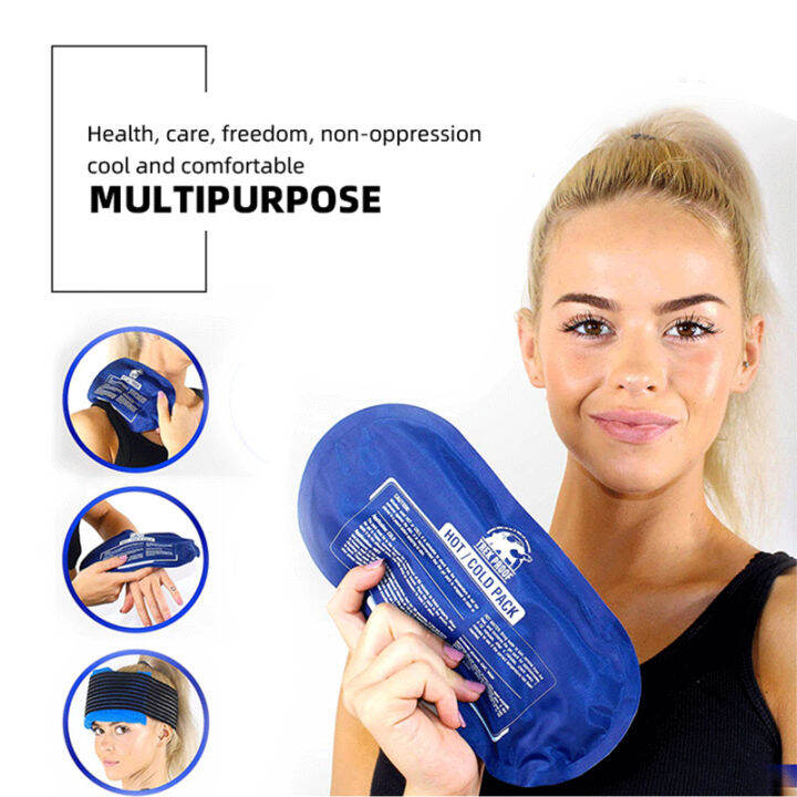 Gel Pack Wearable Ice Pack Cold Hot Compress Reusable for Injury Muscle Strain Sprain