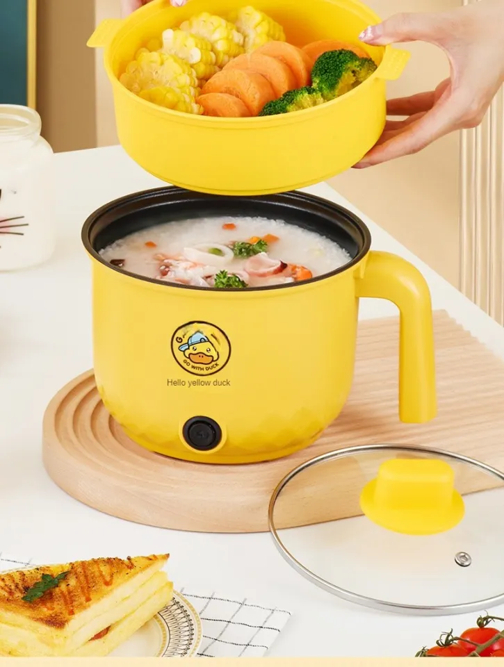 Little Yellow Duck Electric Cooker Cooking Pot Non-stick Hot Pot Rice  Cooker