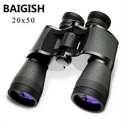 Baigish 20X5 0กล้องส่องทางไกล Hd การท่องเที่ยวที่มีประสิทธิภาพแก้วสายลับเวลาสูงอย่างชัดเจนกล้องโทรทรรศน์มองเห็น Lll การมองเห็นได้ในเวลากลางคืนสำหรับการตั้งแคมป์ล่า