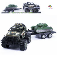 ProudNada Toys ของเล่นเด็ก รถทหารฝาครอบ รถล้อโต(มี 4 แบบให้เลือก) ARMY MILITARY WAR OF TIME