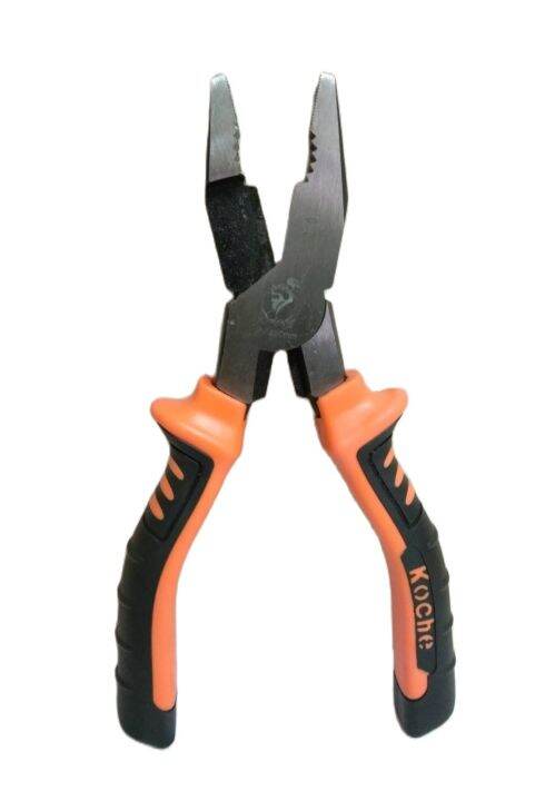 koche-combination-pliers-3-in1-8-คีมด้ามหนา-3-in-1-ปากผสม-ตัด-จับ-คีม-ขนาด-8-นิ้ว-ยี่ห้อ-โคเซ่-ทำจากเหล็กคุณภาพดี-crv-steel