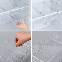 Kitchen Fridge Freezer Space Saver Organizer Drawer Refrigerator Storage Box