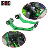 ◄♙ป้องกันคลัตช์เบรกมอเตอร์ไซค์ CNC อะลูมิเนียมล็อคปีนเขากันร่วงสำหรับ Kawasaki Ninja400 Z250 Z400 NINJA 400