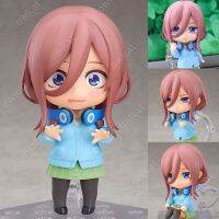 ฟิกเกอร์ Miku (GSC Ver.) โมเดลฟิกเกอร์ Nendoroid The Quintessential Quintuplets Nakano Miku ขนาด 10 ซม. พร้อมกล่องบรรจุ