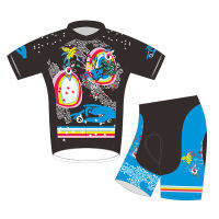 Funny Cycling Jersey Sets Bike Wear Clothes Quick-Dry Bib Gel Clothing Ropa Ciclismo Uniformes Maillot MTB Suit Sportwear