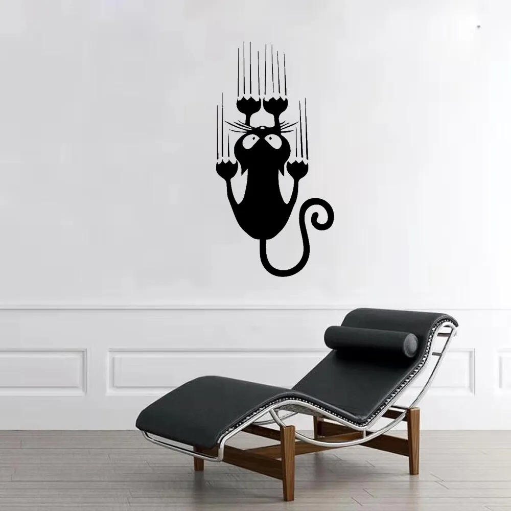 NEW】 Cartoon Style Cat Vinyl Wall Stickers For Kids Room ...