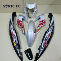 ชุดสี sonic new สีบรอนดำ ติดลาย max 2004 (7 ชิ้น)