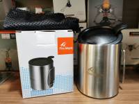 Fire Maple FMP-303 Stainless Cup แก้ว สแตนเลส 2 ชั้น พร้อมฝาปิดและถุงเก็บ by Jeep Camping