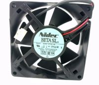 NIDEC D08A-12TS3 80*80*25Mm 8Cm  80X80x25mm DC 12V 0.50A 2 Line 2 Pin Server Inverter Cooling Fan