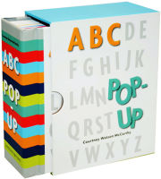 English original ABC pop up letter recognition, art training, interesting interactive hardcover edition