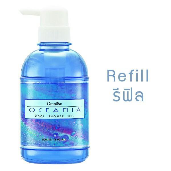 เจลอาบน้ำ สูตรเย็น โอชิเนีย (รีฟิล) Ocenia cool shower gel (Refill)