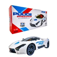 รถตำรวจ POLICE B/O 3D Light รถของเล่น รถตำรวจ รถชนถอย เล่นง่าย ใส่ถ่าน มีแสงเสียงสี สุดเท่ห์ งานดี