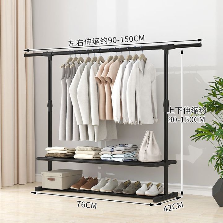 cw-clothes-horse-hangers-simple-ground-folding-bedroom-single-pole-indoor-hanging-clothes-the-balcony-bask