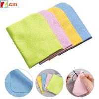 ZAN 4 Pcs Random Color ใหม่ กล้อง โทรศัพท์ ผ้าเช็ดแว่น หน้าจอโทรศัพท์เลนส์ ไมโครไฟเบอร์ น้ำยาทำความสะอาดแว่นตา